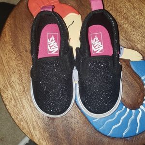 Slip on glitter vans